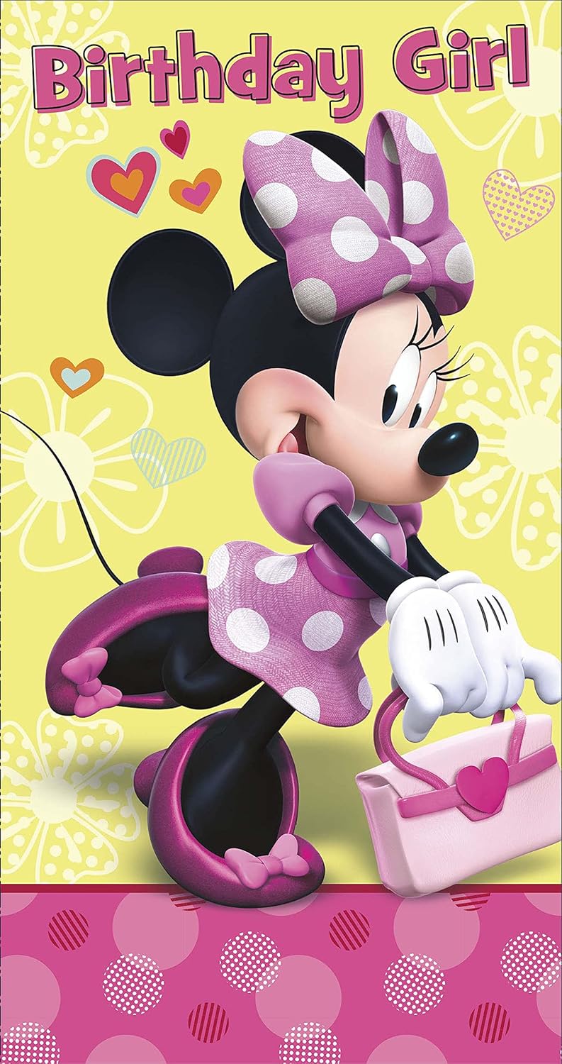 Disney Minnie Mouse Birthday Card