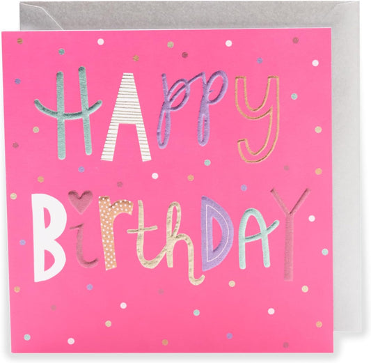 Kindred Pink Happy Birthday Card