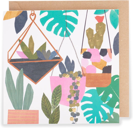 Kindred Hanging Plants Birthday Card