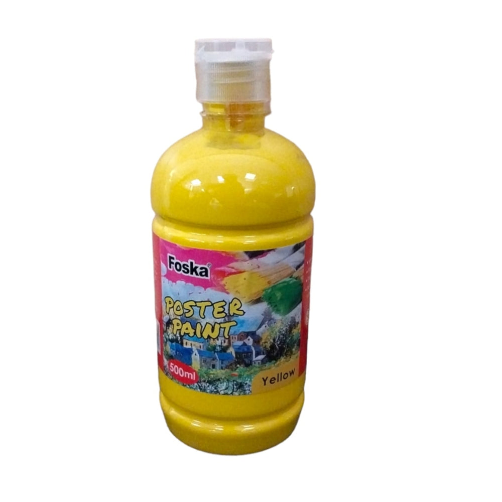 500ml Yellow Poster Color Paint