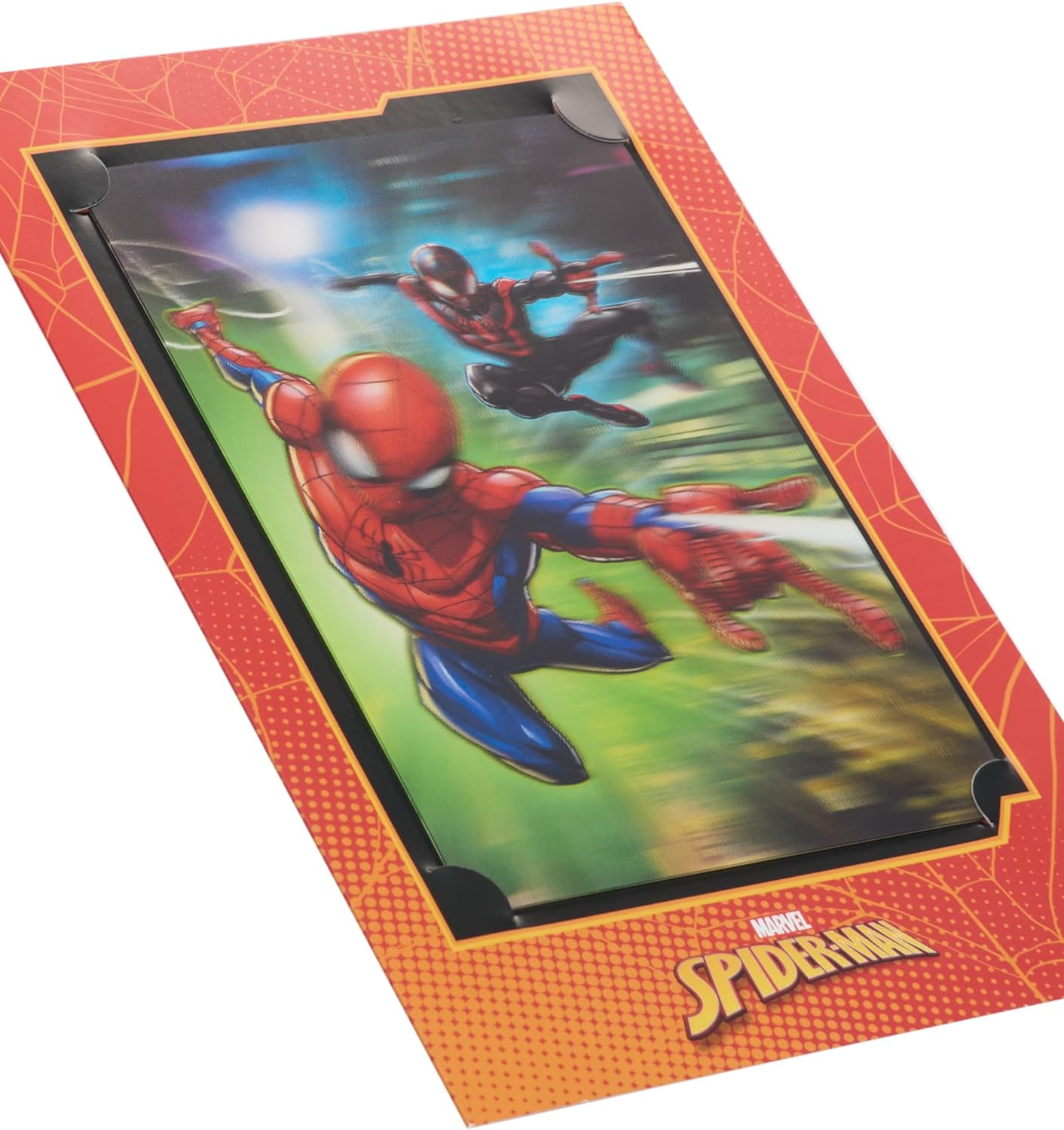 Marvel Spider-Man Birthday Card With 3D Keepsake