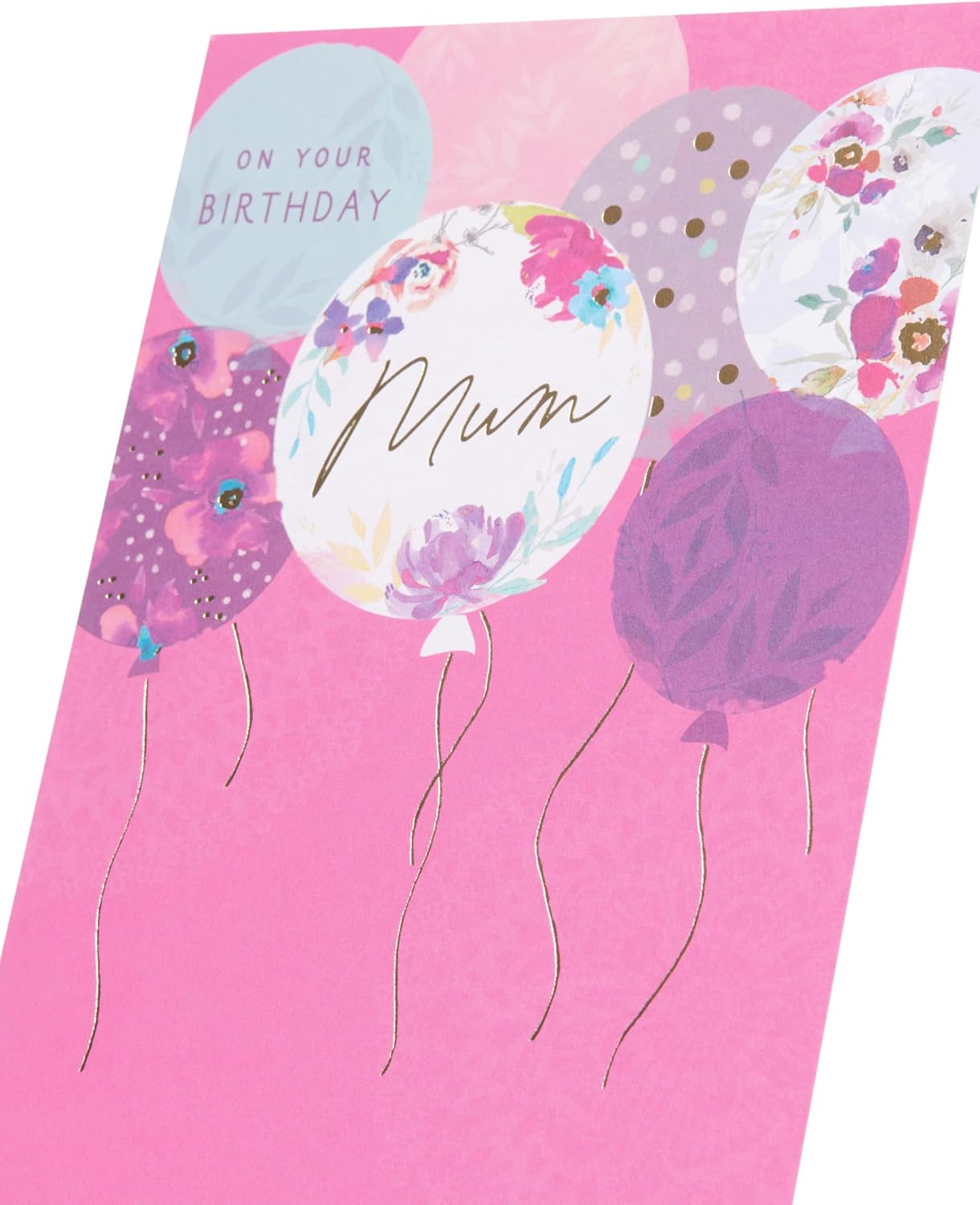  Stylish Balloons Design Mum Birthday Card