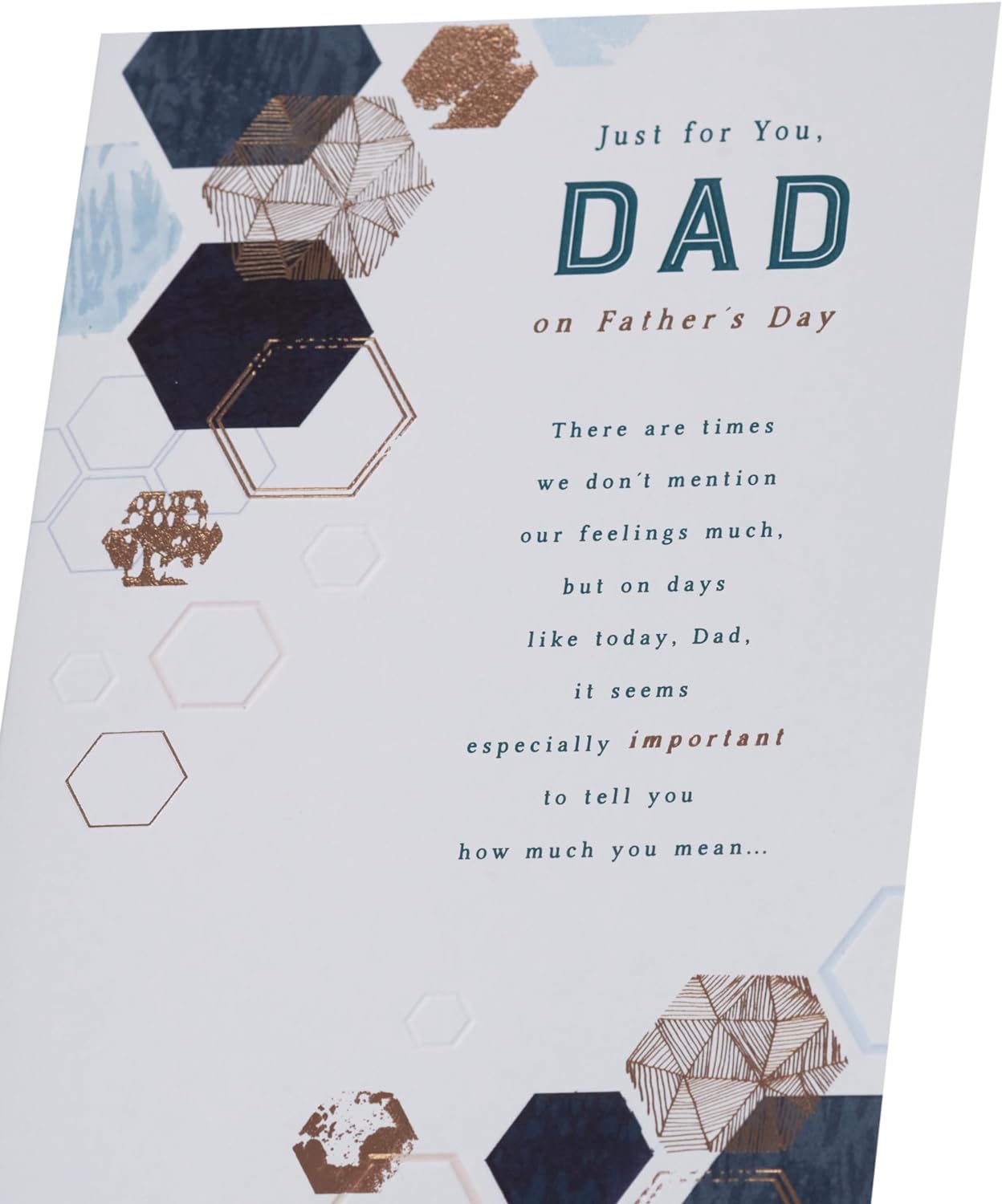 Heartfelt Design Dad Father's Day Card