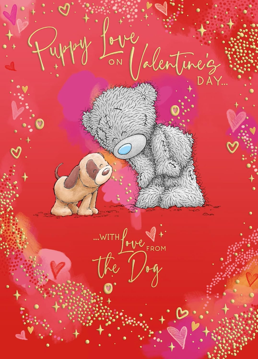 Puppy Love From The Dog Valentine's Day Card