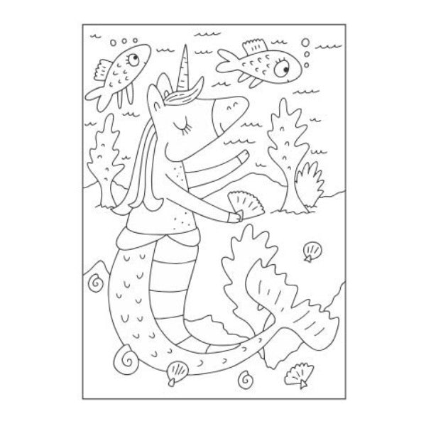 Magical Creatures Colouring Book