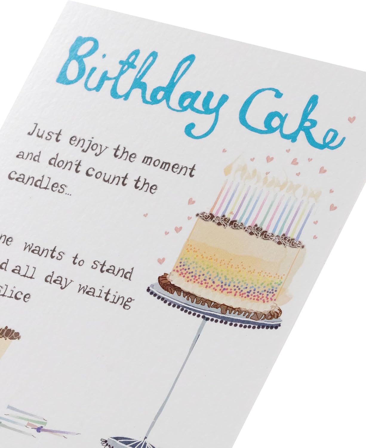 Funny Cake Joke Design Just For You Birthday Card