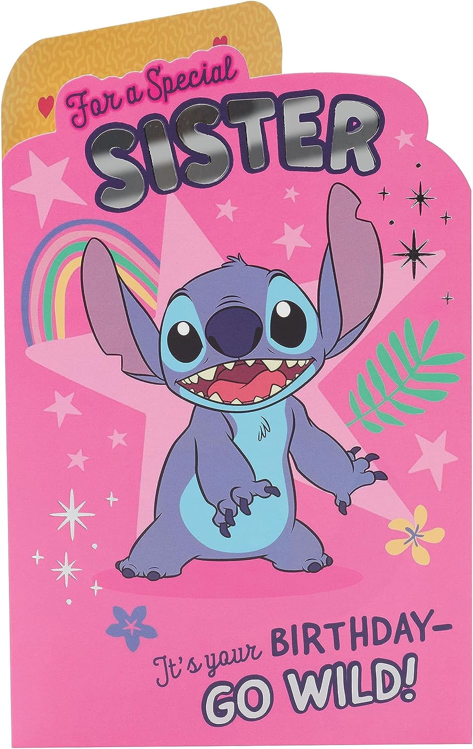 Stitch Design Disney Sister Birthday Card