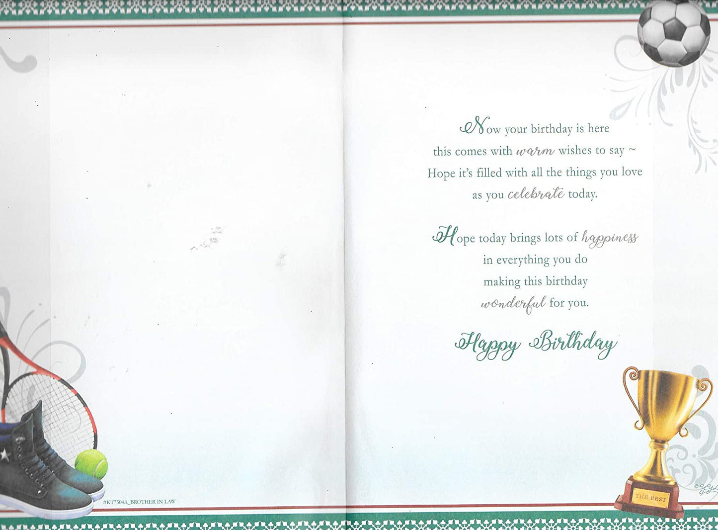 To A Special Brother-in-law Keepsake Treasures Birthday Greeting Card