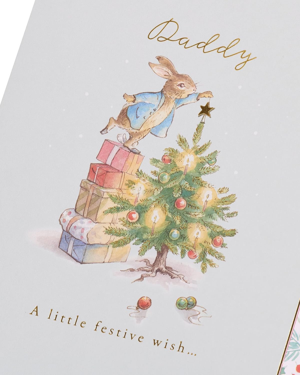 Sweet Tree Design Peter Rabbit Daddy Christmas Card