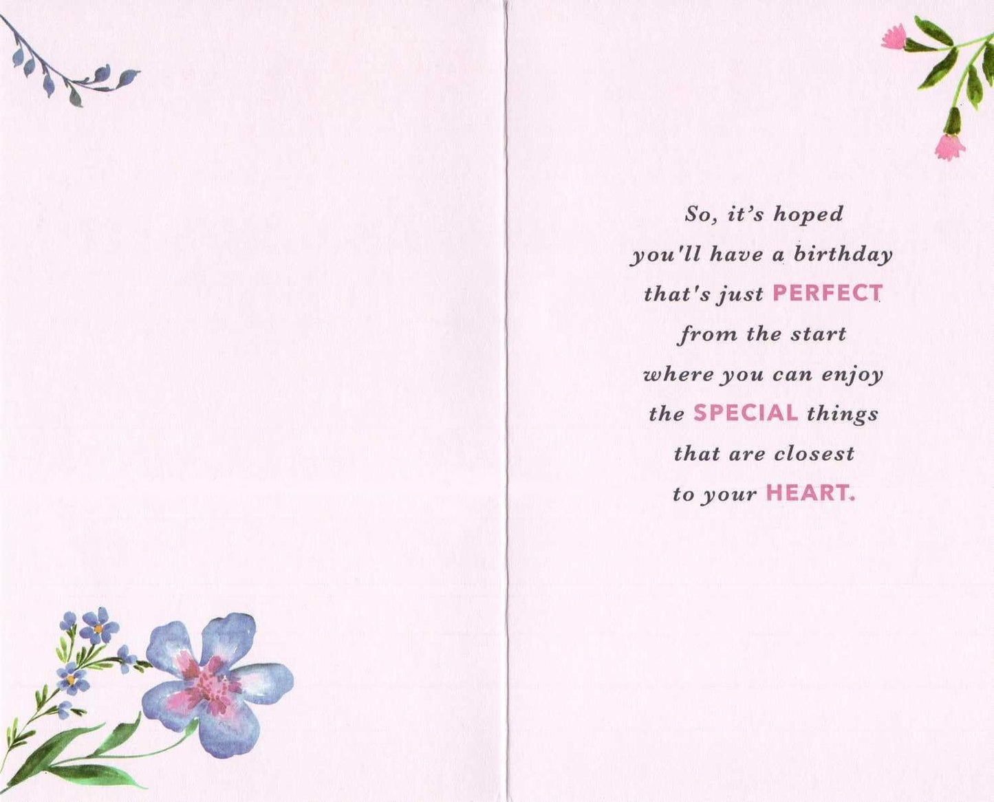 Special Daughter Embellished Poetic Birthday Card