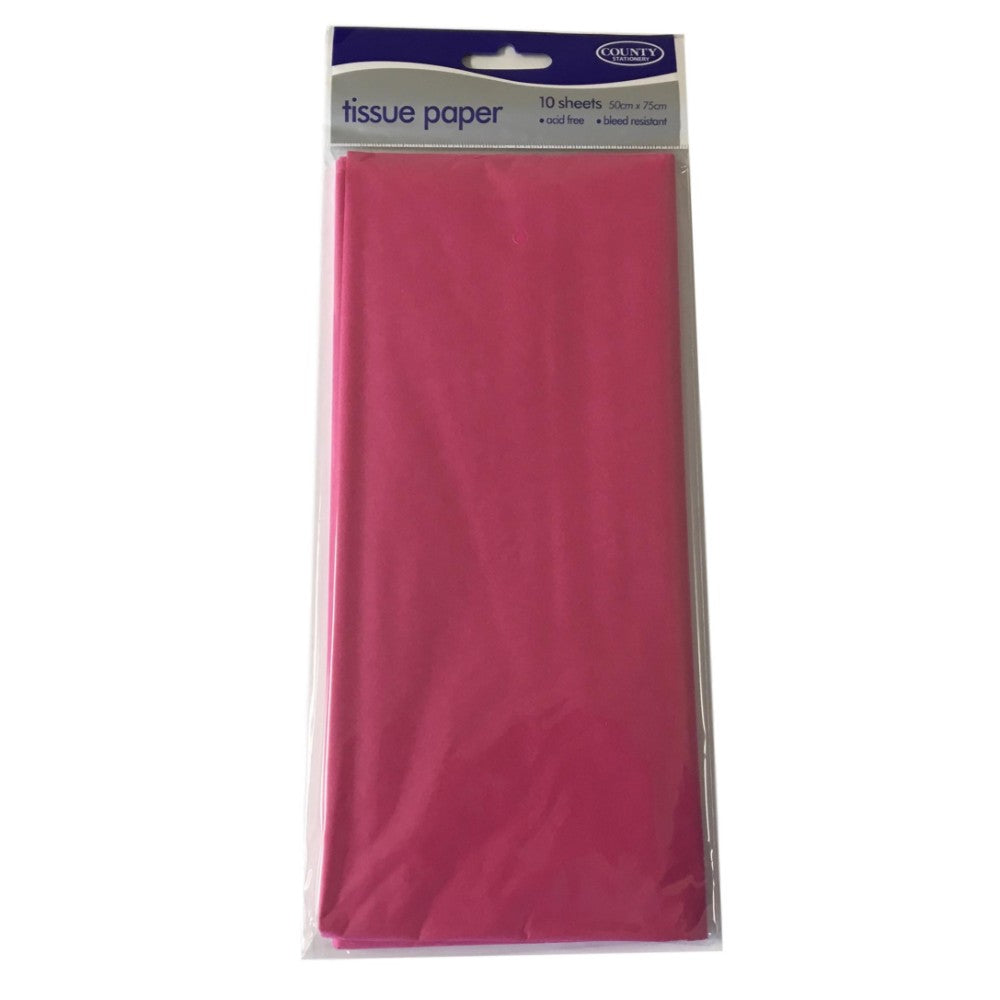 Acid Free Cerise Tissue Paper 10 Sheets