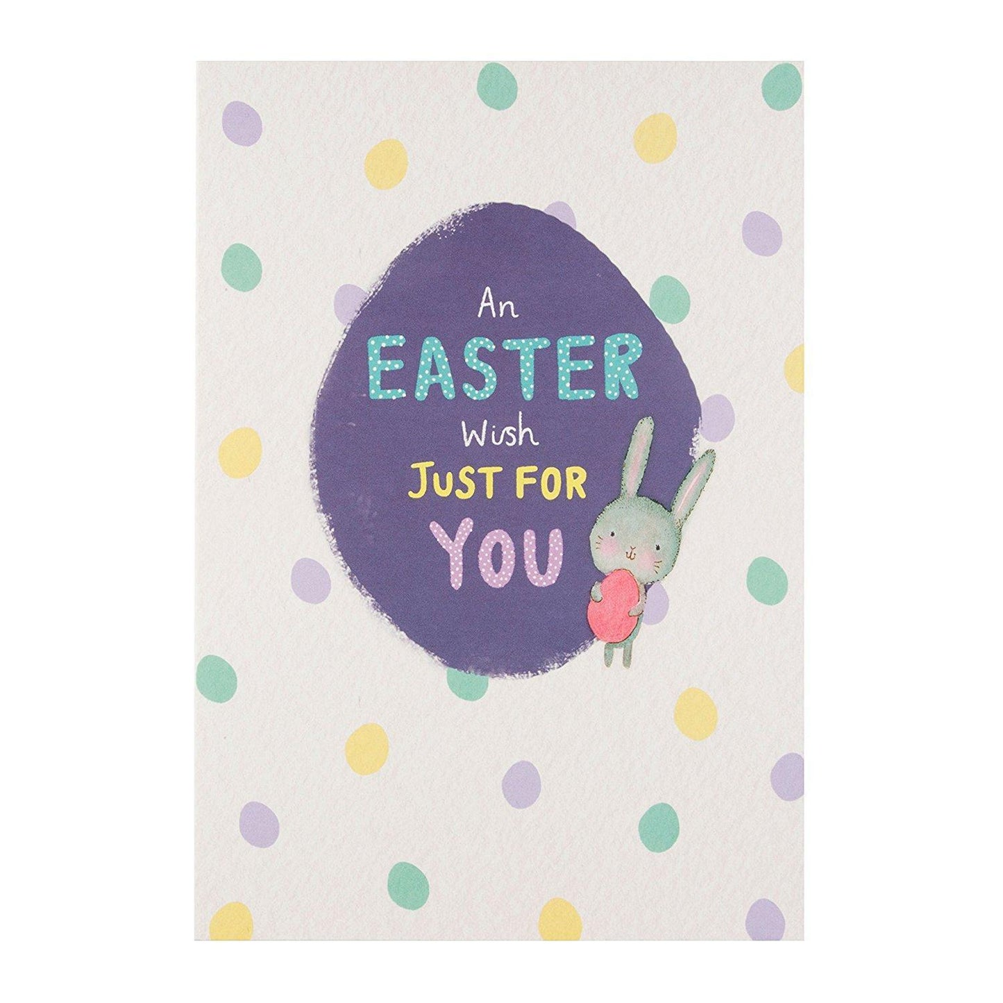 Cute Bunny 'Just For Her' Easter Card 