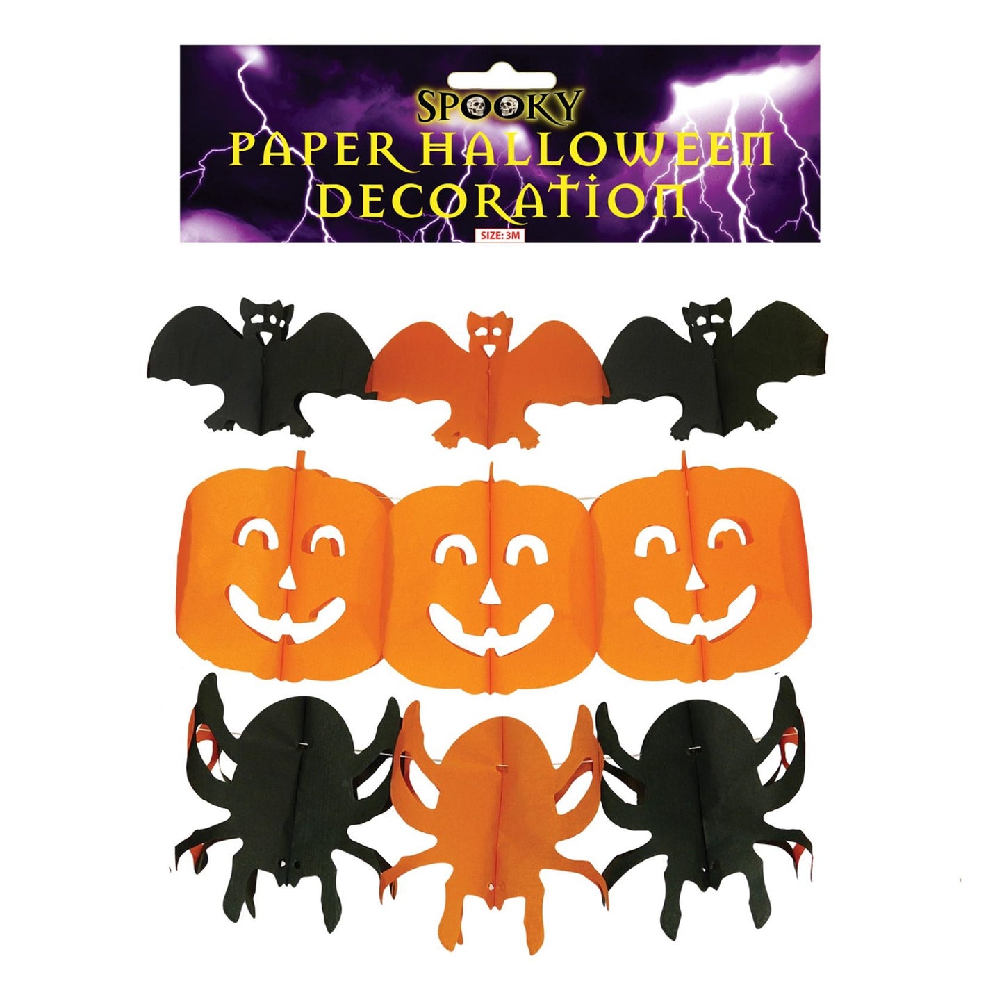 Paper Halloween Garland