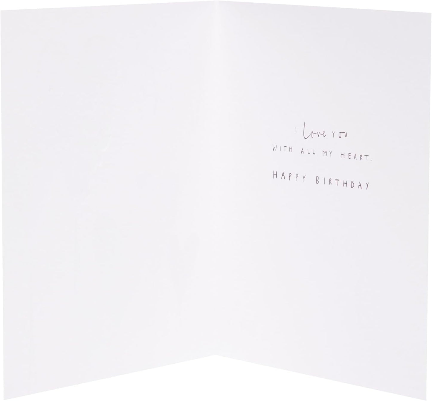 Love Heart Balloons Design Wife Birthday Card