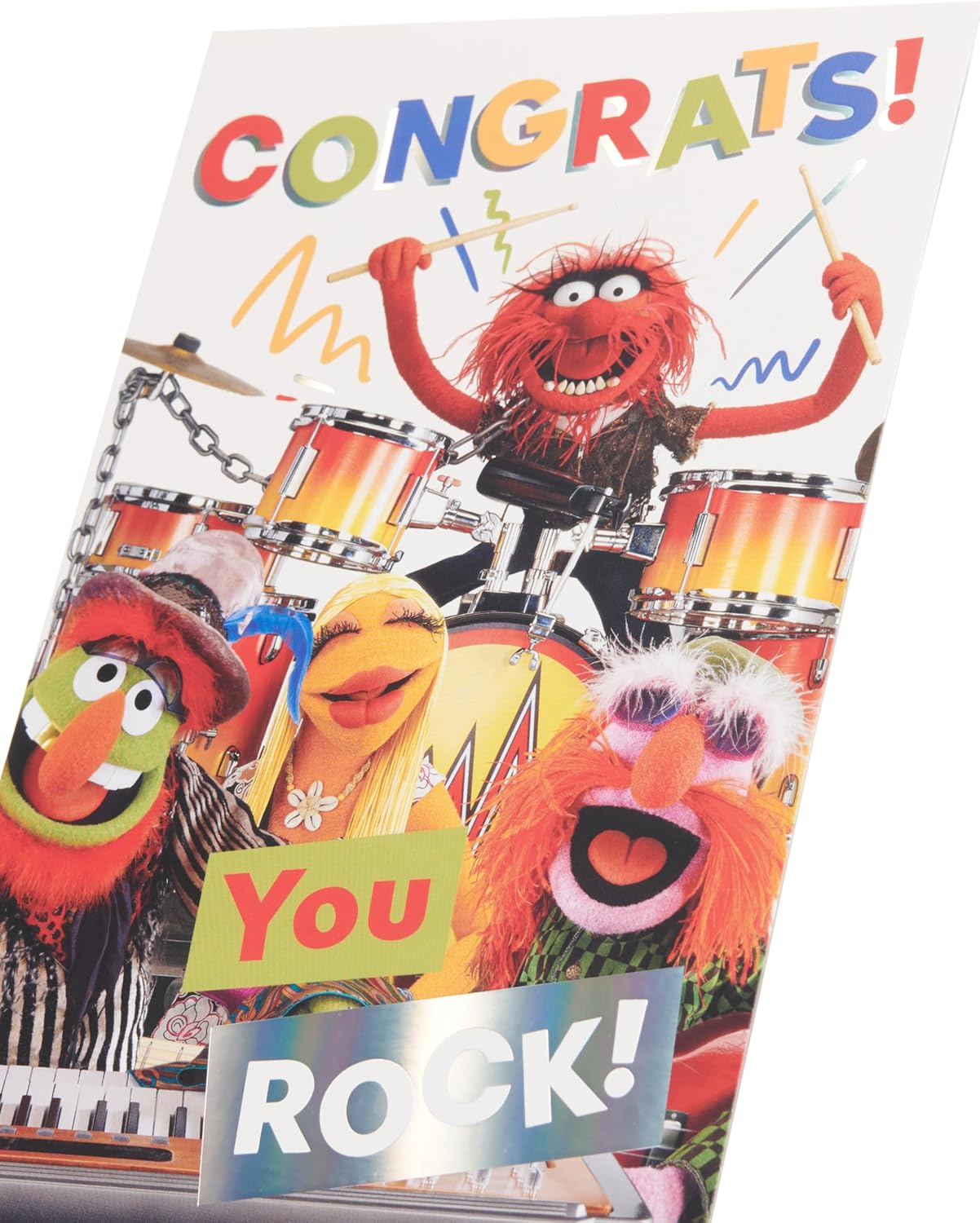 Disney The Muppets Electric Mayhem Design Congratulations Card