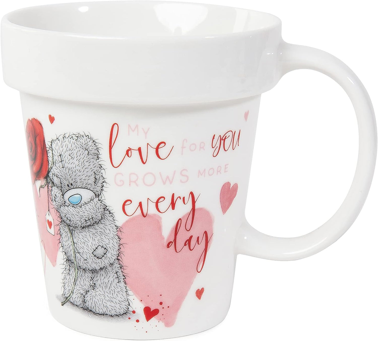 Me To You Plant Pot Mug and Rose Plush