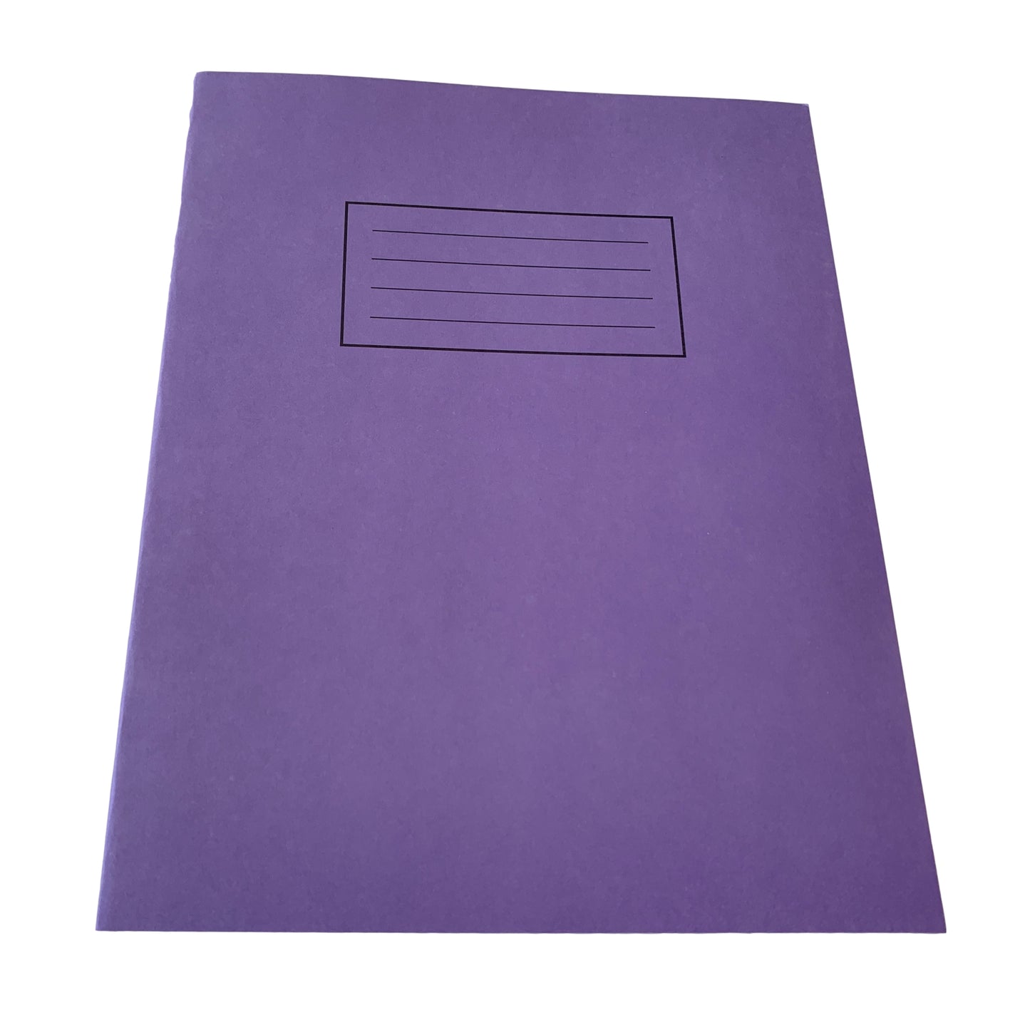 Pack of 50 Janrax 9x7" Purple 80 Pages Feint and Ruled Exercise Books