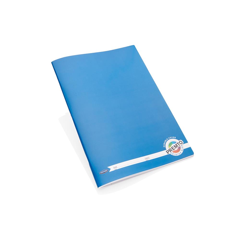 Pack of 6 A4 120 Pages Printer Blue Durable Cover Manuscript Books by Premto