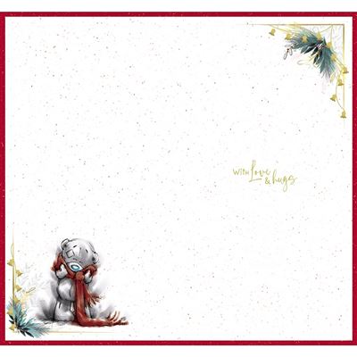 Bear Wearing Ear Muffs And Scarf Special Friend Christmas Card