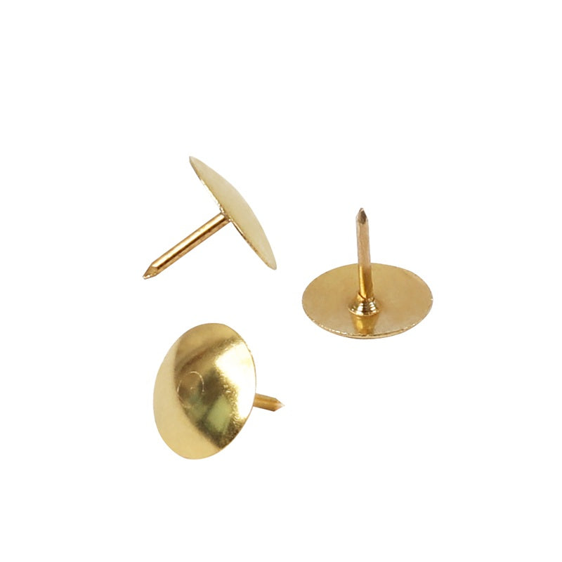 Pack of 1000 Golden Thumb Tack Push Pins