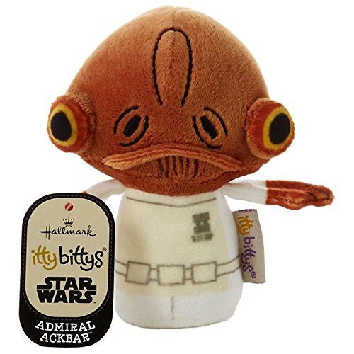 Admiral Akbar Star wars Itty Bittys Plush Soft Toy 4.75 Inches