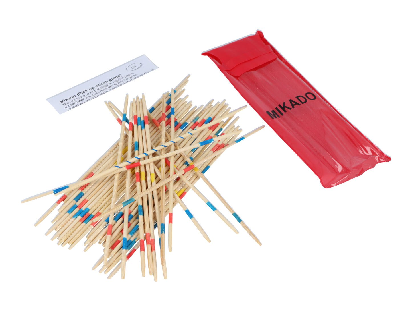 41 Pieces Mikado Sticks in Red Travel Bag