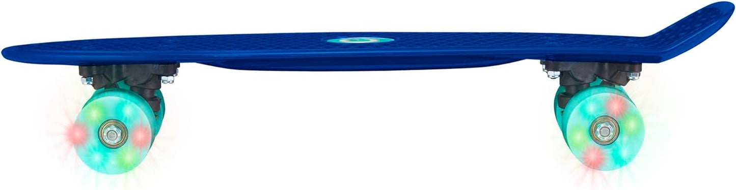 Evo 22" Light Up Blue Beginners Penny Skateboard