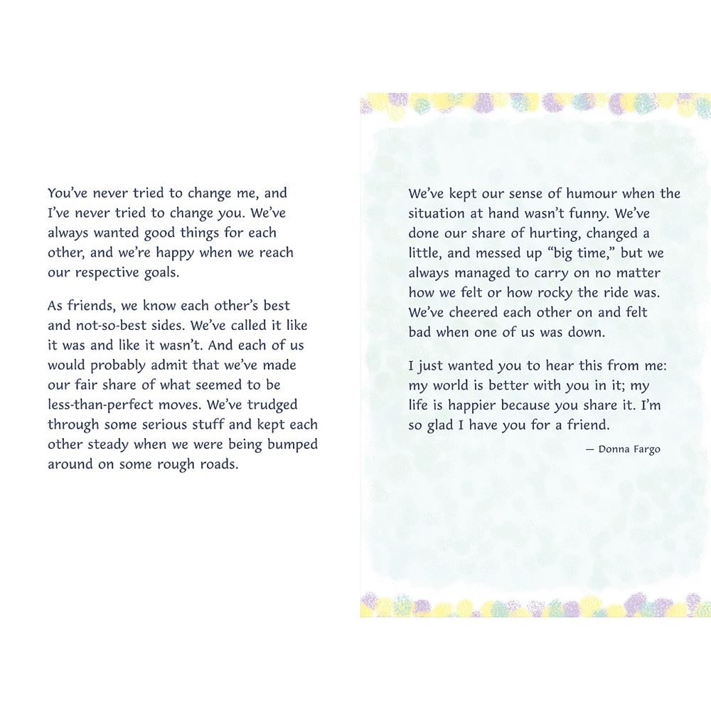 Lucky To Have You For A Friend..Sentimental Verses Keepsake Greeting Card