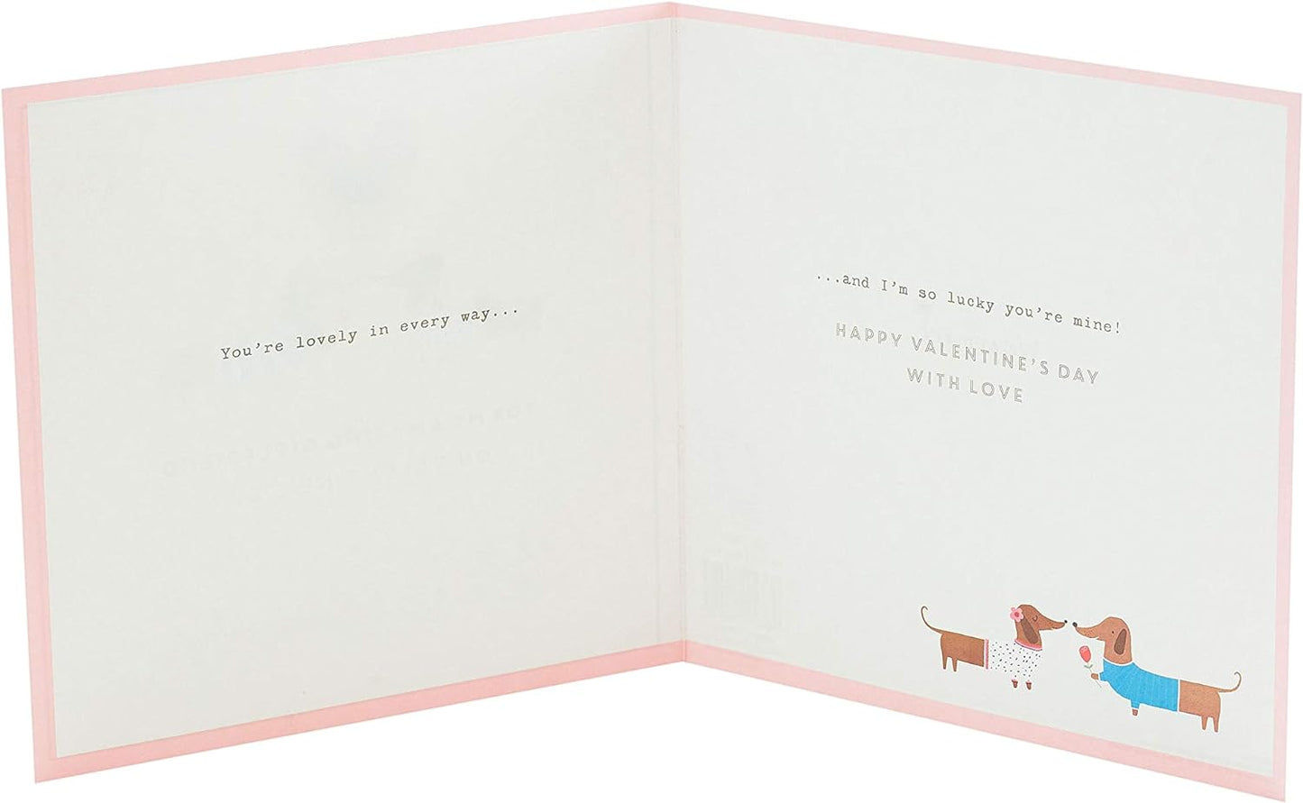 Sausage Dog Couple Design Girlfriend Valentine's Day Card