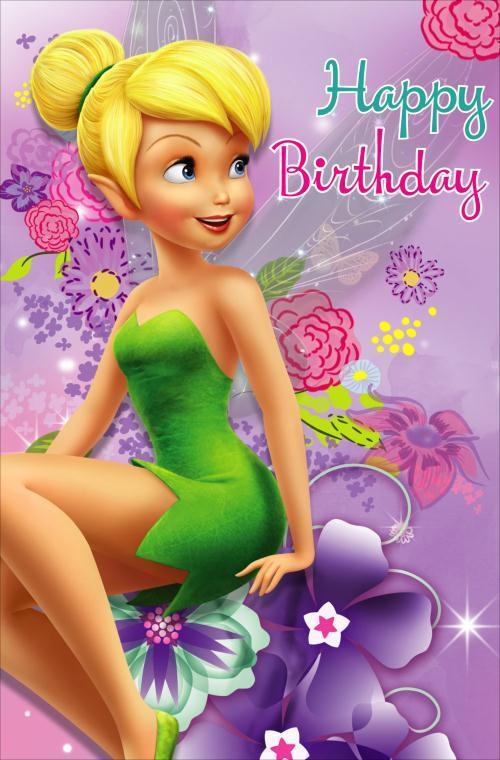 Disney Fairies Tinkerbell Happy Birthday Card 