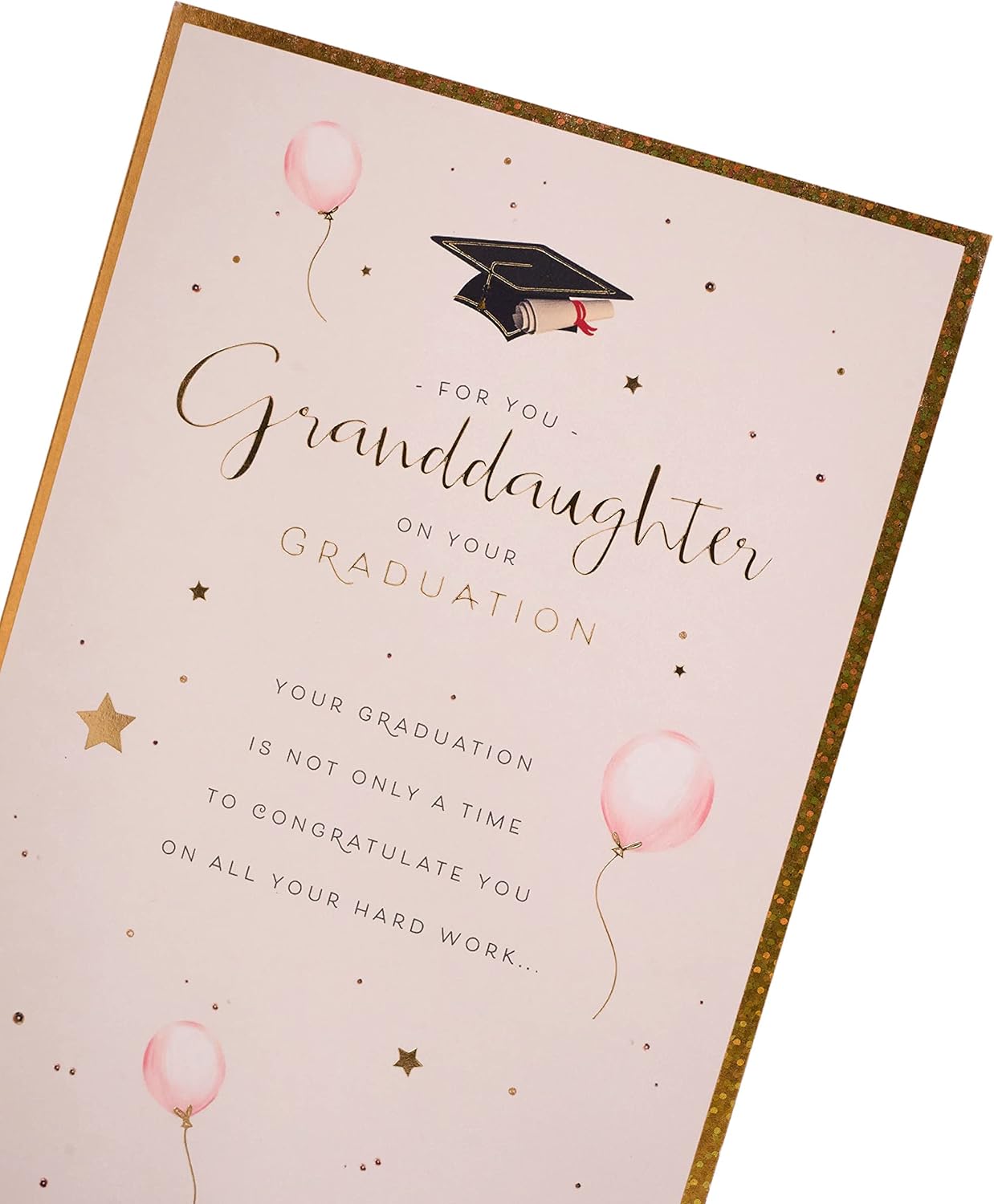 Elegant Well Done Granddaughter Graduation Card