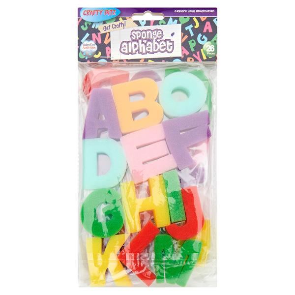 A-Z Sponge Alphabets by Crafty Bitz