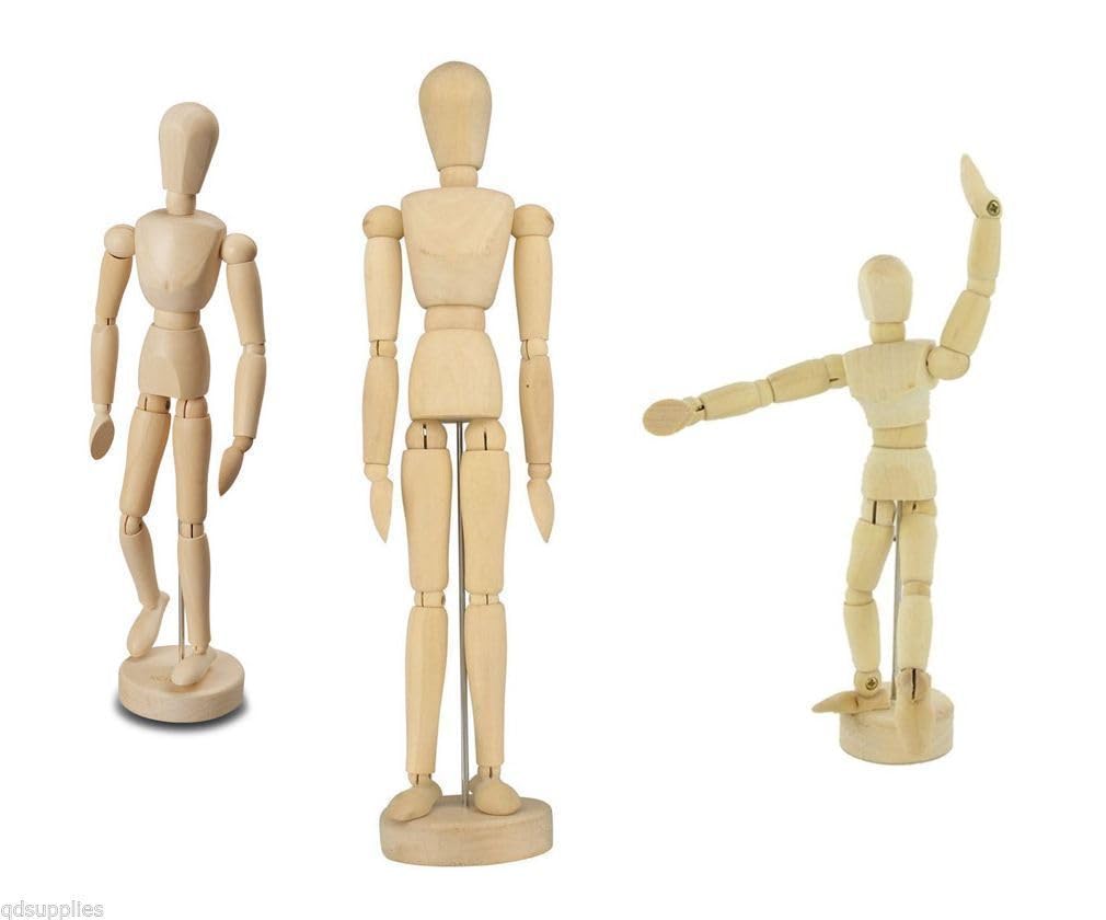 8" Wooden Manikin