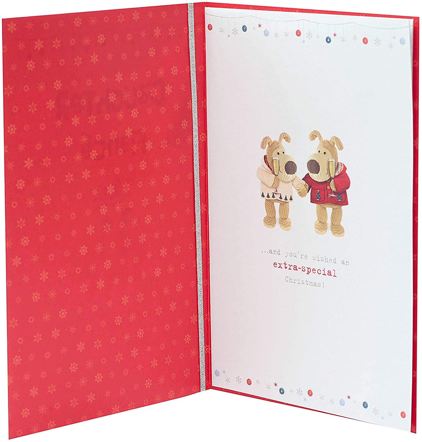 Extra Special Daughter And Her Fiance Boofles Celebrating Design Christmas Card 