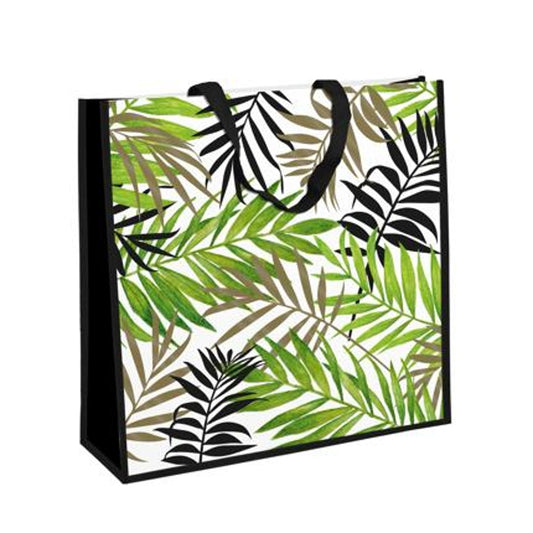 Tropical Palm Jumbo Square PP Woven Gift Bag