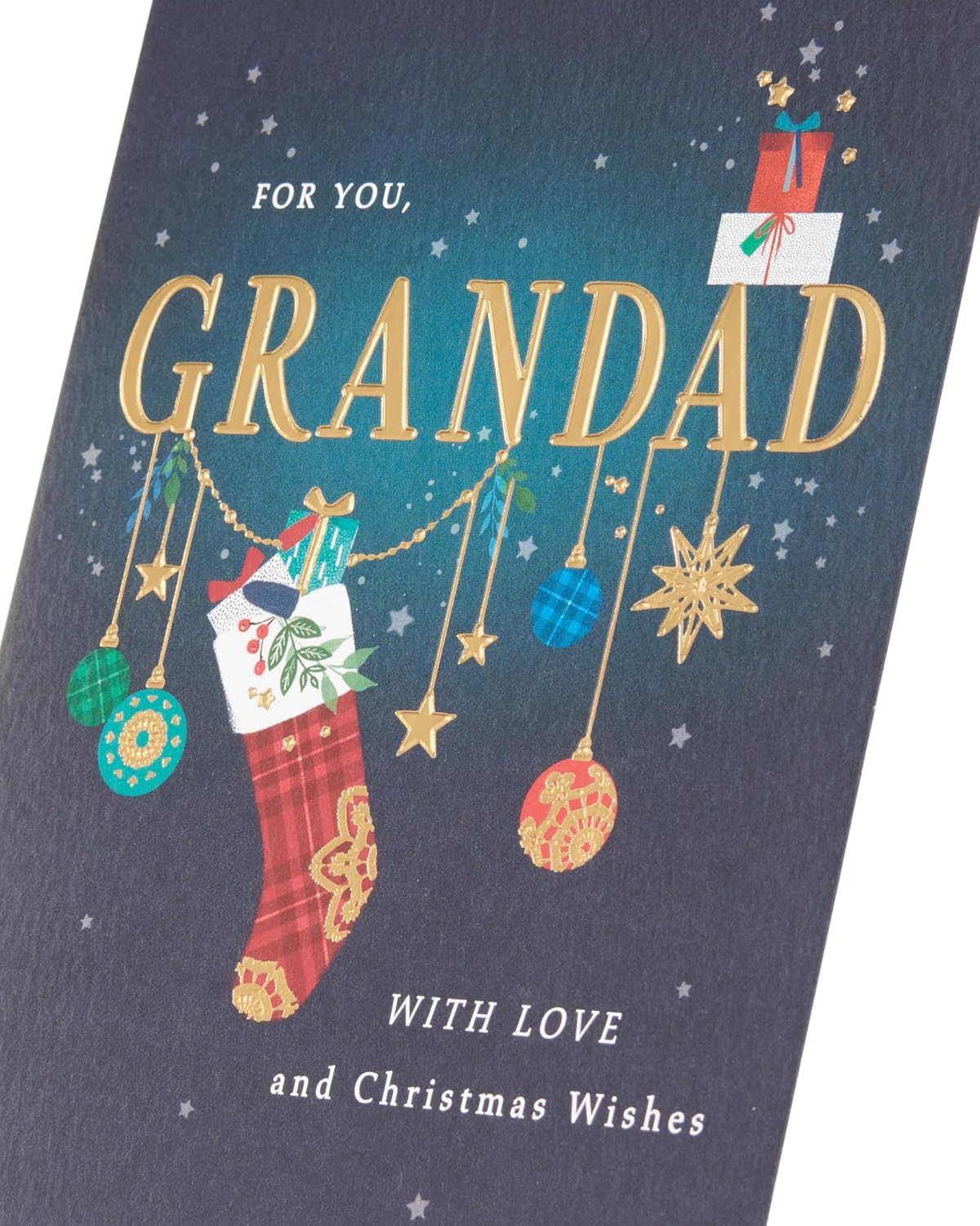 Wishes Design Grandad Christmas Card