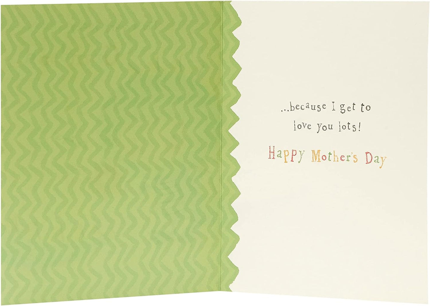 Sweet Dinosaur Design Mother's Day Card From Grandson