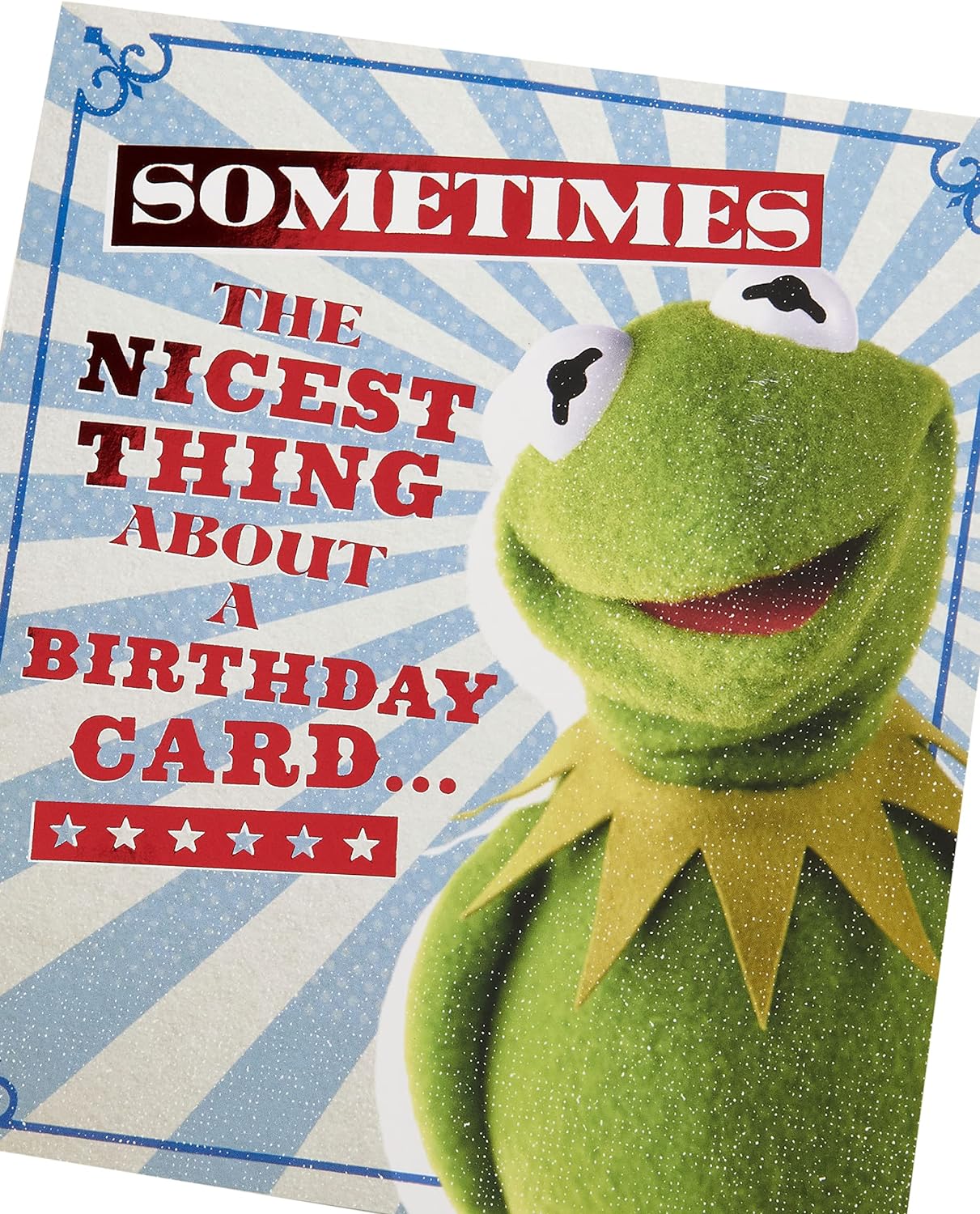 Disney The Muppets Kermit Design Birthday Card