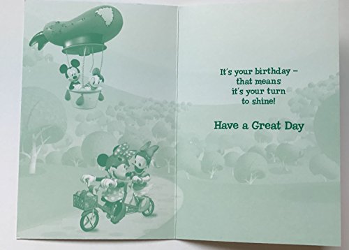 Mickey Mouse and Friends Just for You Birthday Card 