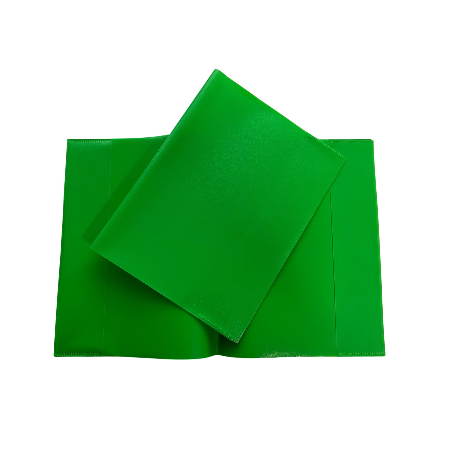 Pack of 10 9x7" Frosted Green Exercise Book Covers