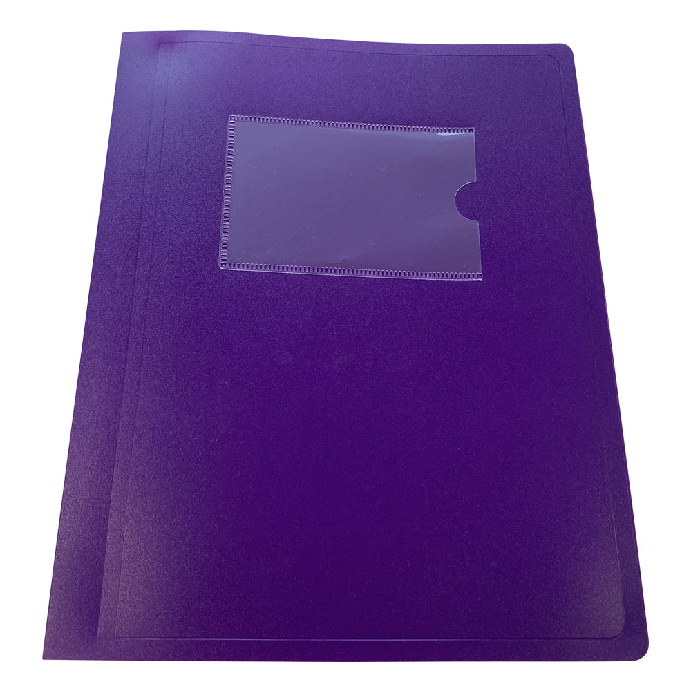 A5 Purple Flexible Cover 10 Pocket Display Book