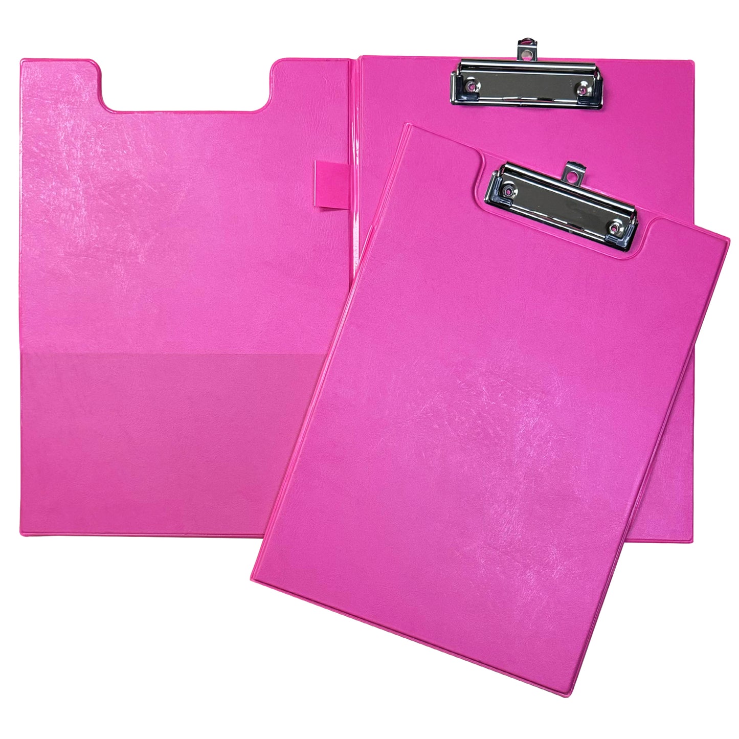 Pack of 10 Janrax A4 Assorted Coloured Foldover Clipboards