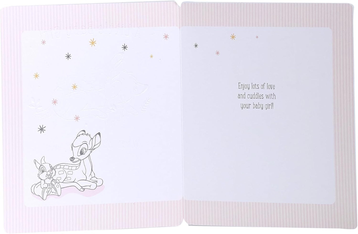 Disney Bambi New Baby Girl Card