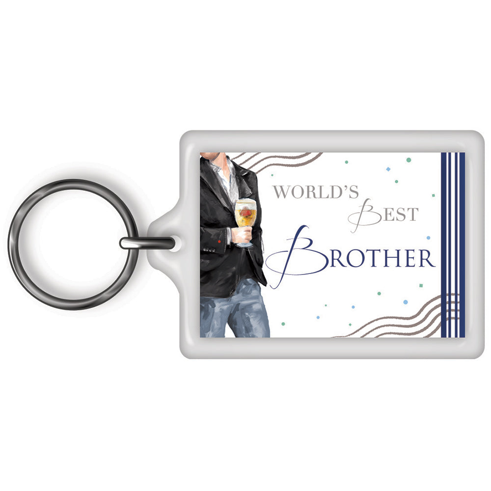 World's Best Brother Celebrity Style Keyring– Shop Inc