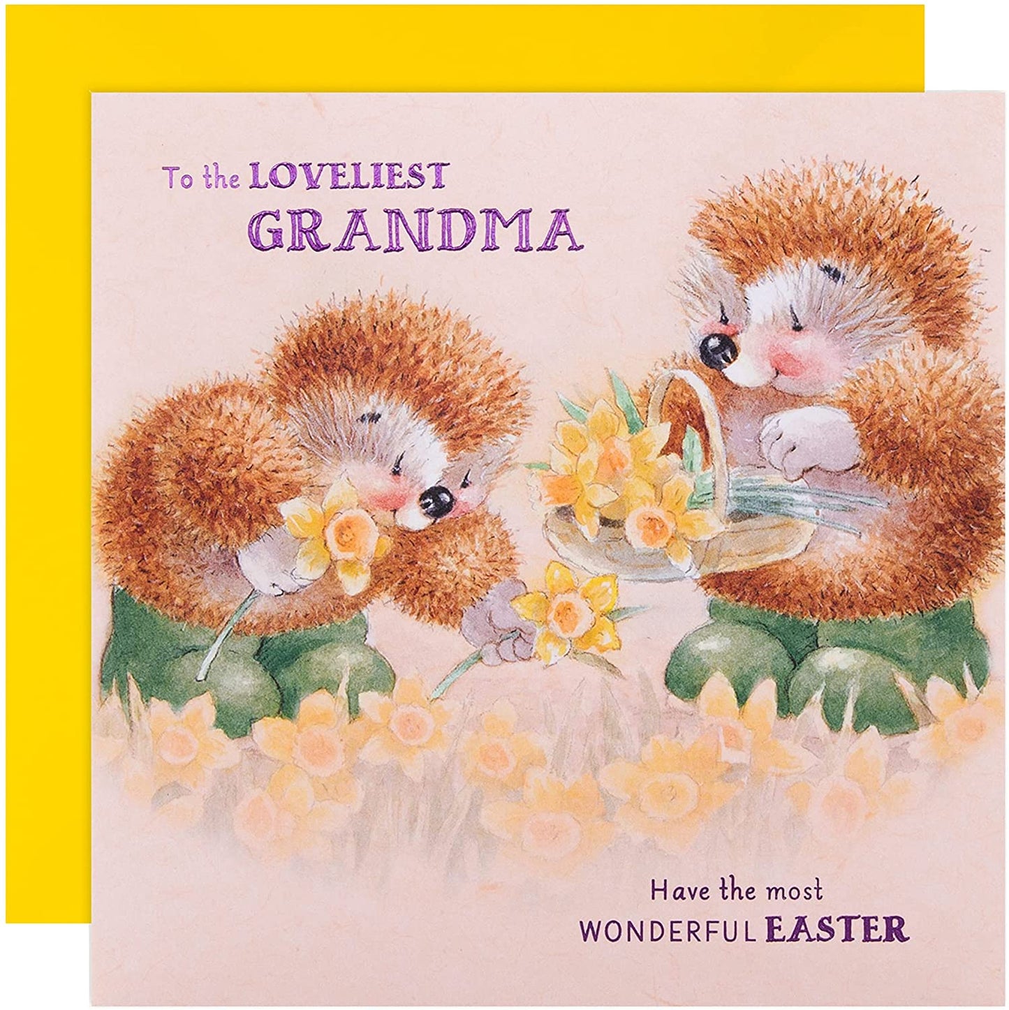 Loveliest Grandma Cute Country Companions Design Easter Card