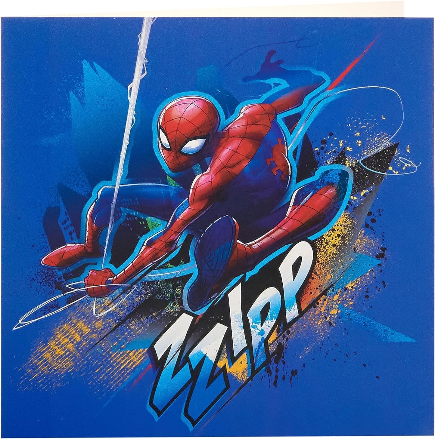 Spider-Man Design Marvel Multipack Gift Wrap Card and Tag