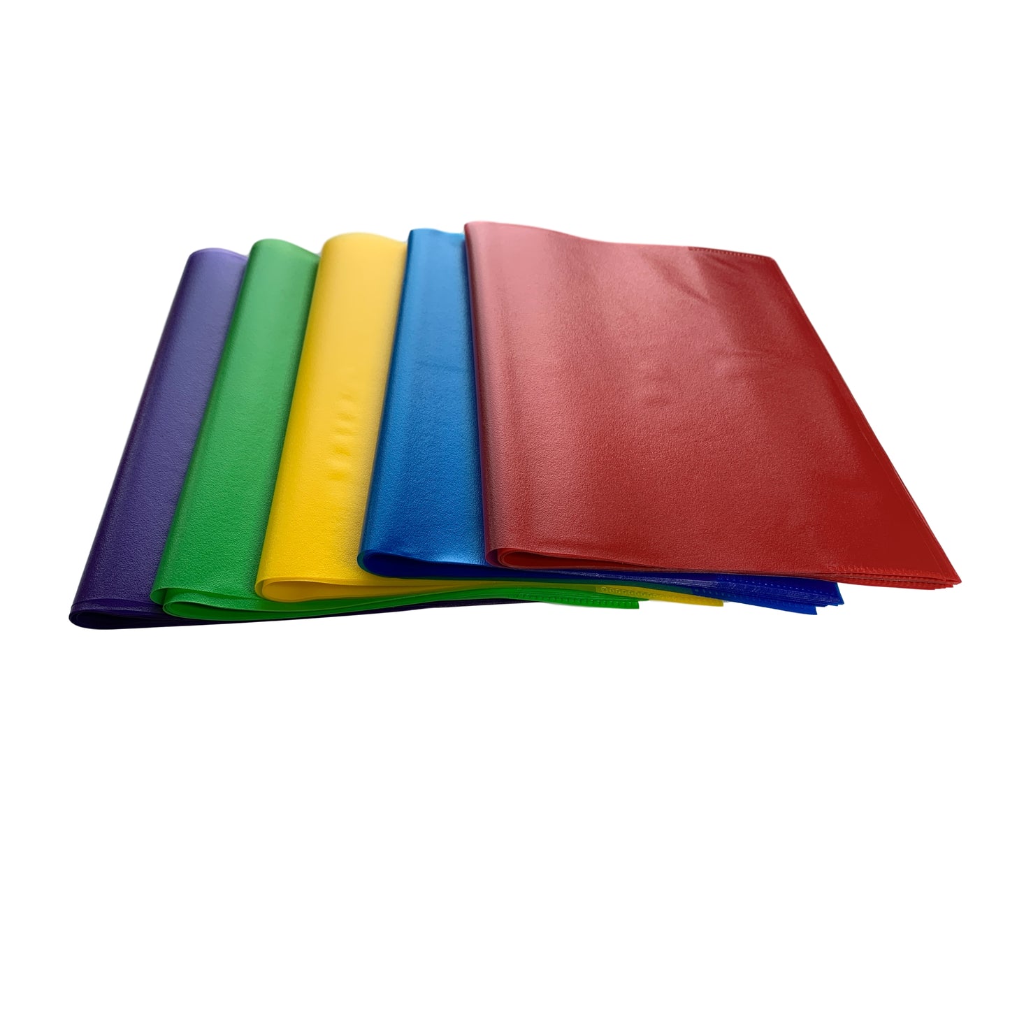 Pack of 10 9x7" Frosted Red Exercise Book Covers