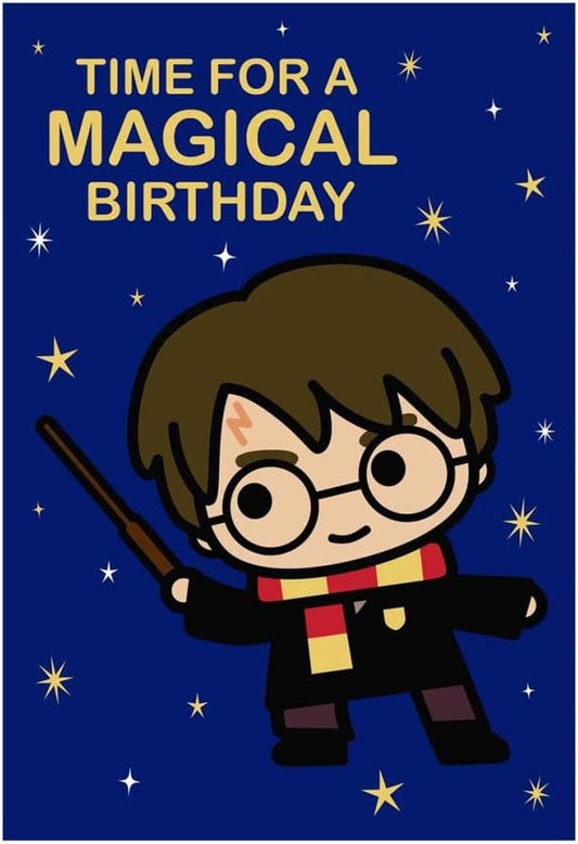 Harry Potter Magical Birthday Card