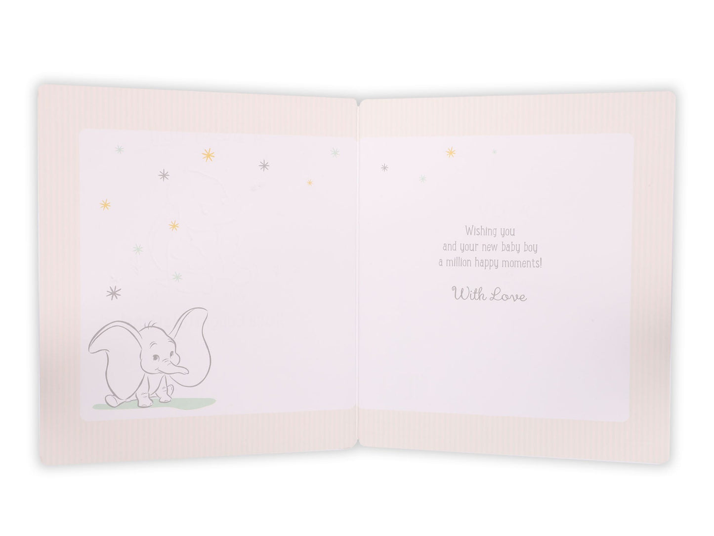 Birth Congratulations Baby Boy Disney Dumbo Card