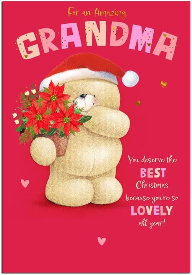 Forever Friends Amazing Grandma Christmas Card